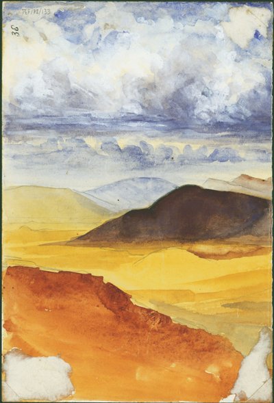 Wüstenlandschaft von Claude Conder